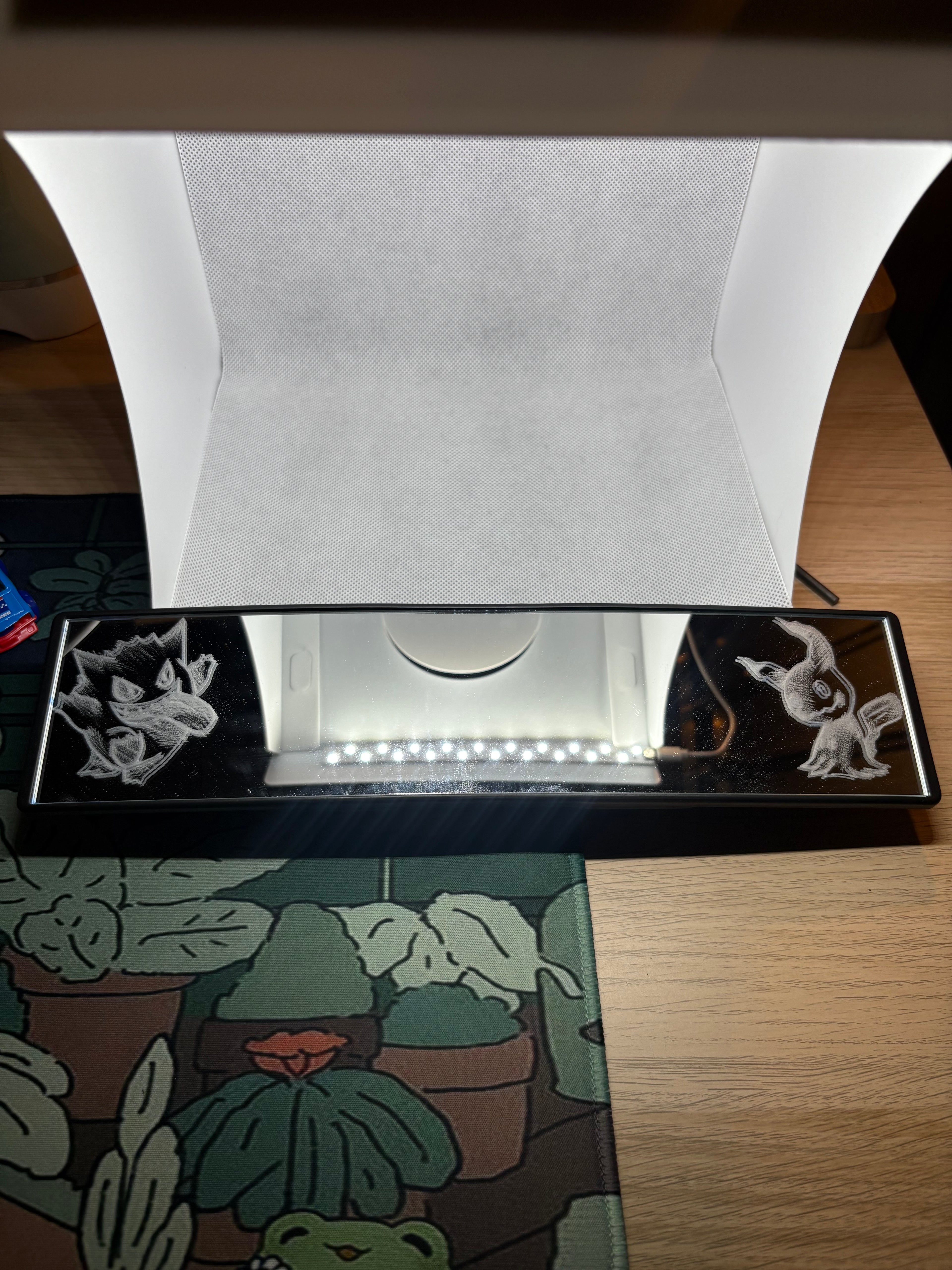 Pokémon Design Engraved Car Mirror