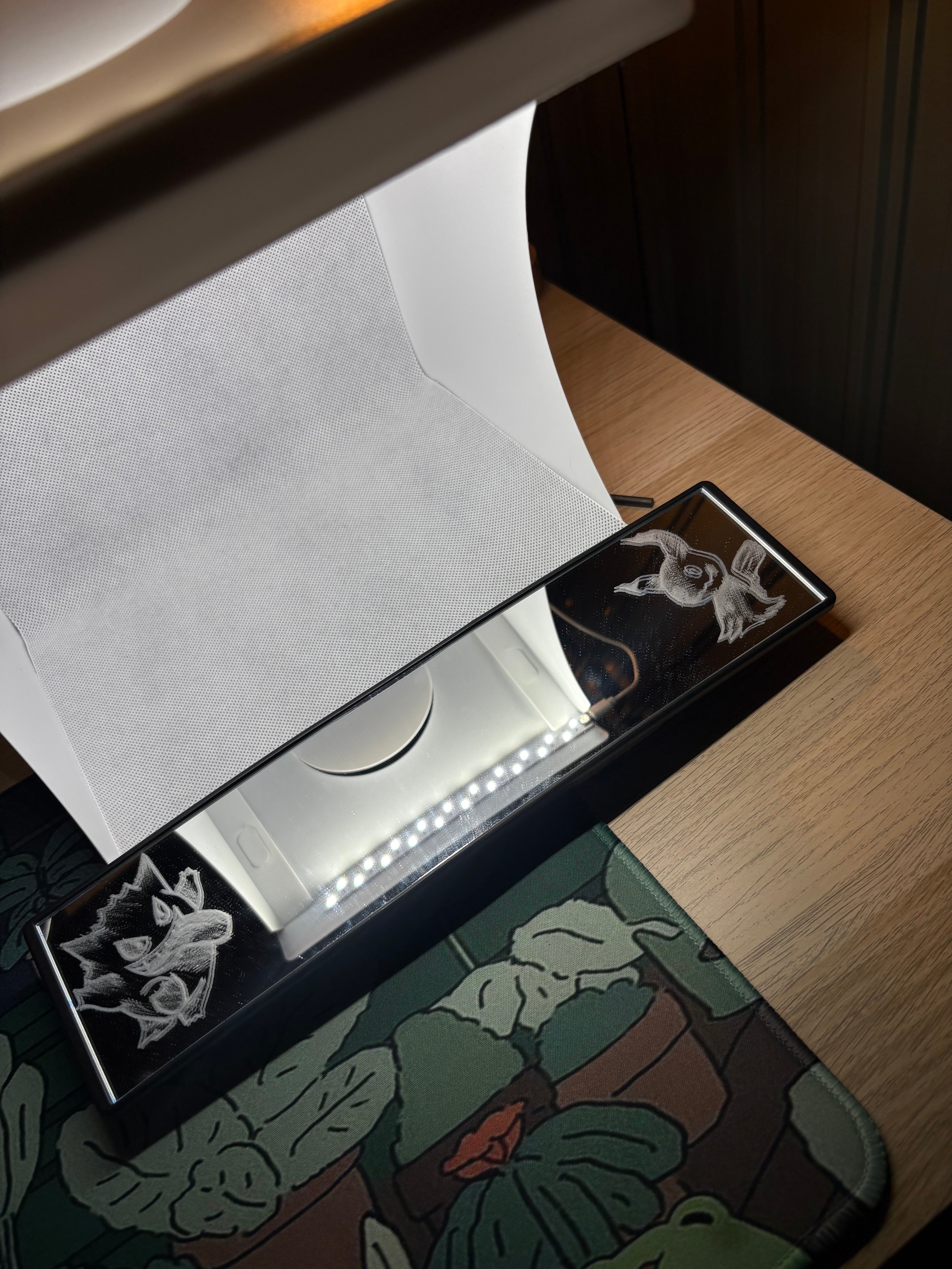 Pokémon Design Engraved Car Mirror