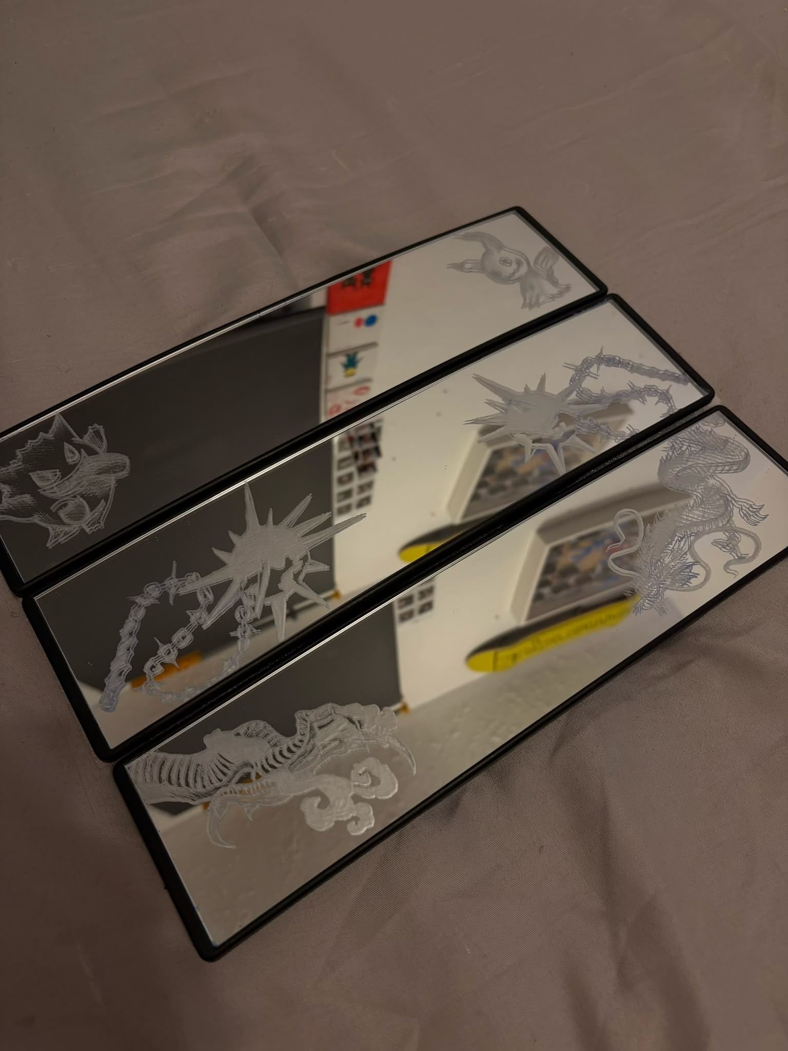 Custom Engraving Mirror Service *Basic Design*